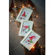 Рождественские гномы Набор для вышивания крестом (открытки) Vervaco PN-0189708