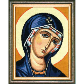 Пресвятая Богородица «Одигитрия» Канва с нанесенным рисунком Чарівниця J-11