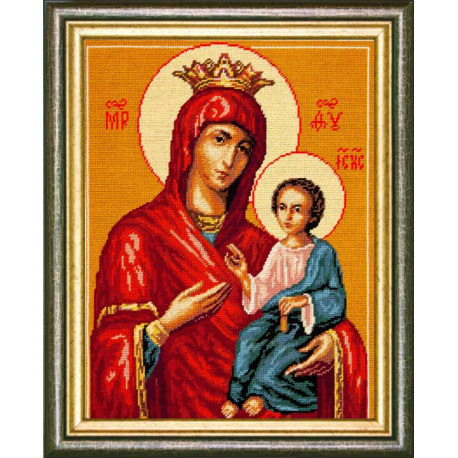 Иверская Богородица Канва с нанесенным рисунком Чарівниця P-02
