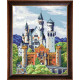 Замок Нойшванштайн Канва з нанесеним малюнком Чарівниця P-04