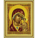 Казанская Богородица Канва с нанесенным рисунком Чарівниця P-07