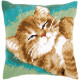 Кіт Набір для вишивання хрестом (подушка) Vervaco PN-0157982