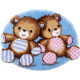 Ведмедики Тедді Набір для вишивання килимка Vervaco PN-0154391