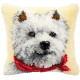 Собака Набір для вишивання подушки (килимкова техніка) Vervaco