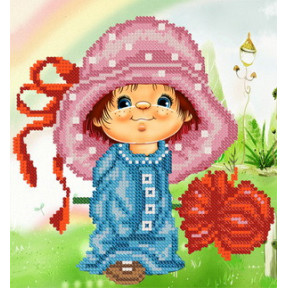 РКП-4-013 Рисунок на ткани Марічка Розовая шляпка фото
