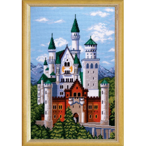 Замок «Нойшванштайн» Набор для вышивания по канве с рисунком Quick Tapestry TS-60