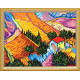 «Пейзаж с домом», В. ван Гог Набор для вышивания по канве с рисунком Quick Tapestry TL-46
