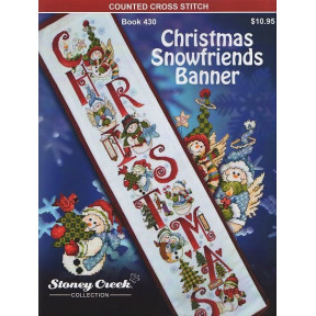 Christmas Snowfriends Banner Буклет Stoney Creek BK430