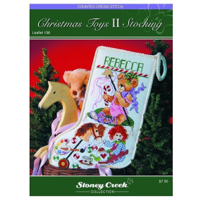 Christmas Toys II Stocking Схема для вышивания крестом Stoney Creek LFT136