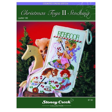 Christmas Toys II Stocking Схема для вишивання хрестом Stoney Creek LFT136