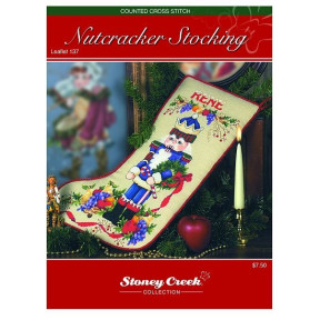 Nutcracker Stocking Схема для вышивания крестом Stoney Creek LFT137