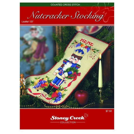 Nutcracker Stocking Схема для вишивання хрестиком Stoney Creek LFT137