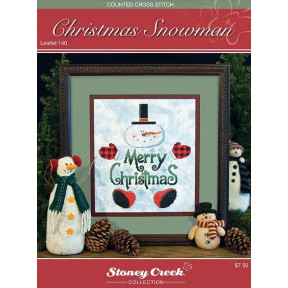 Christmas Snowman Схема для вышивания крестом Stoney Creek LFT140