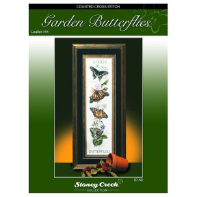 Garden Butterflies Схема для вышивания крестом Stoney Creek LFT144