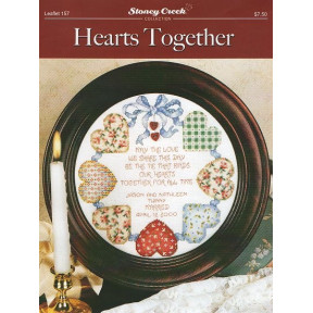Hearts Together Схема для вышивания крестом Stoney Creek LFT157