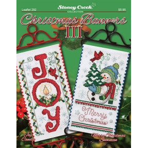 Christmas Banners III Схема для вышивания крестом Stoney Creek LFT292