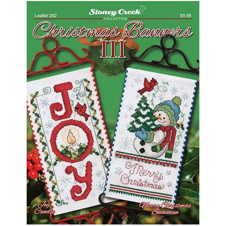 Christmas Banners III Схема для вишивання хрестом Stoney Creek