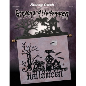 Graveyard Halloween Схема для вышивания крестом Stoney Creek LFT336
