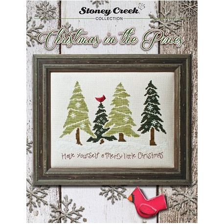 Christmas in the Pines Схема для вышивания крестом Stoney Creek LFT394