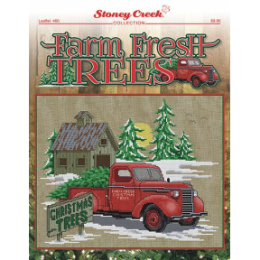 Farm Fresh Trees Схема для вышивания крестом Stoney Creek LFT460