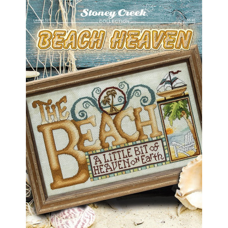 Beach Heaven Схема для вышивания крестом Stoney Creek LFT527