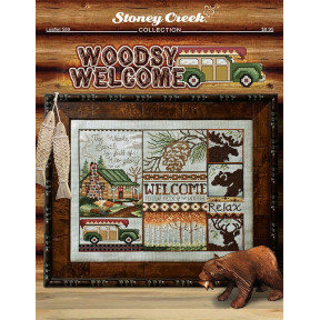 Woodsy Welcome Схема для вышивания крестом Stoney Creek LFT559