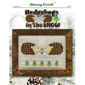 Hedgehogs In The Snow Схема для вышивания крестом Stoney Creek LFT576