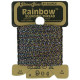Rainbow Blending Thread 904 Black Flame Металізоване муліне Glissen Gloss RBT904