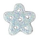 Blue Glitter Snowflake, Medium Пуговица Stoney Creek SB035M