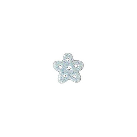 Blue Glitter Snowflake, Medium Гудзик Stoney Creek SB035M фото