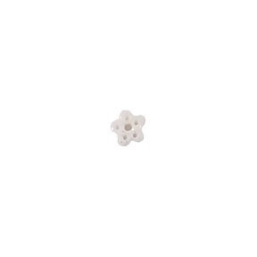 White Glitter Snowflake, Extra Small Ґудзик Stoney Creek SB080WGXS
