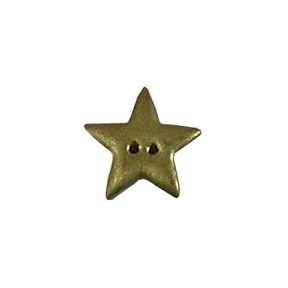 Metallic Gold Star, Small Medium Пуговица Stoney Creek SB060MGSM