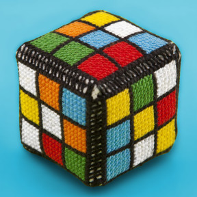 Кубик Рубіка Набір для вишивання брелока-кубика Biscornu B-102