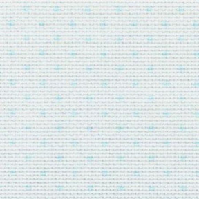 Aida Petit Point 14 (55х70см) білий у блакитний горошок Тканина