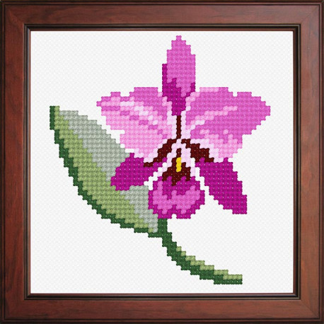 Орхидея Ткань для вышивания с нанесённым рисунком Orchidea O-1154