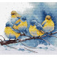 Птицы "Восточные Сиалии"  Набор для вышивки крестом Luca-S BU5028