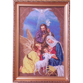 Рождество Христово Канва с нанесенным рисунком для вышивания бисером БС Солес РХ-2-СХ