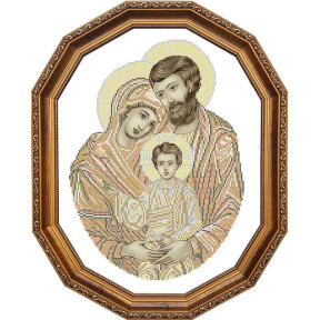 Святое семейство (сепия-2) Канва с нанесенным рисунком для вышивания бисером БС Солес СС-с-2-СХ