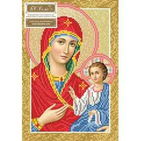 Богородица-Одигитрия Канва с нанесенным рисунком для вышивания бисером Солес БО-СХ