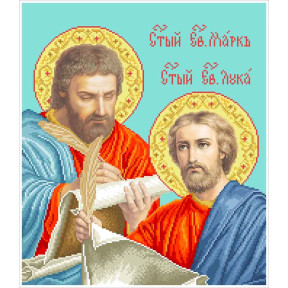 Євангелісти Марк і Лука Канва з нанесеним малюнком для вишивання бісером БС Солес І-ЄМЛ-СХ