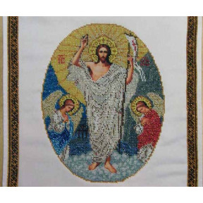 Воскресение Христово Канва с нанесенным рисунком для вышивания бисером БС Солес Рв-01-СХ
