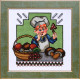 Весела кухня Канва з нанесеним малюнком для вишивання бісером Солес ВК-02-СХ