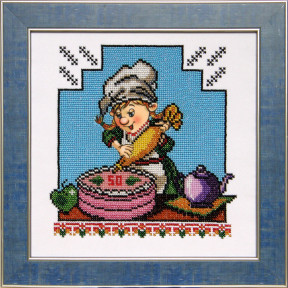 Веселая кухня Канва с нанесенным рисунком для вышивания бисером Солес ВК-09-СХ