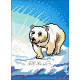 Білий ведмідь Канва з нанесеним малюнком для вишивання бісером БС Солес ТВ-03-СХ