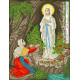Дева Мария из Люрда-2 Канва с нанесенным рисунком для вышивания бисером БС Солес ДМЛ-2-СХ