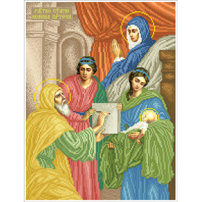 Різдво Іонна Хрестителя  Канва з нанесеним малюнком для вишивання бісером Солес РІХ-СХ
