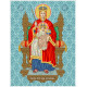 Пресвятая Богородица Государственная (большая) Канва с нанесенным рисунком для вышивания бисером БС Солес ПБД-В-СХ
