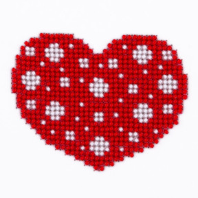 Серце Набір для вишивання бісером по тканині з малюнком Louise L-409