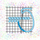 Сетка Аида №14 Флизелин пришивной водорастворимый с рисунком Confetti K-259
