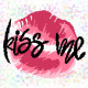Поцілунок (1 фрагмент) Флізелін пришивний водорозчинний з малюнком Confetti K-318